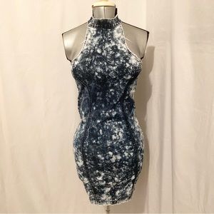 Roma Studio Body Con Choker Dress M